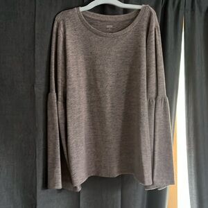 Pale Pink Sweater Blouse